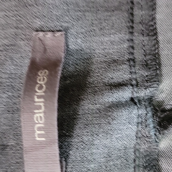 Women's Maurices Bengaline Mid Rise Boot Cut Pants, Gray, Size 22W Regular, NWT - Picture 6 of 12